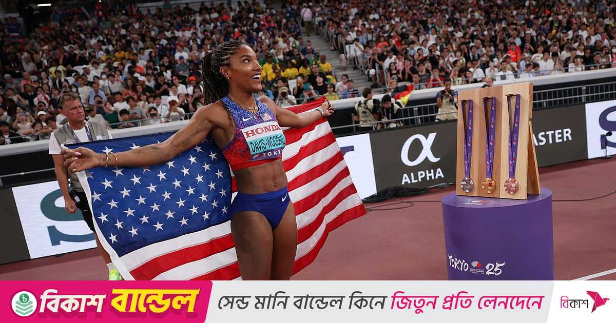 বিশ্বের নতুন দ্রুততম মানবী জেফারসন–উডেন