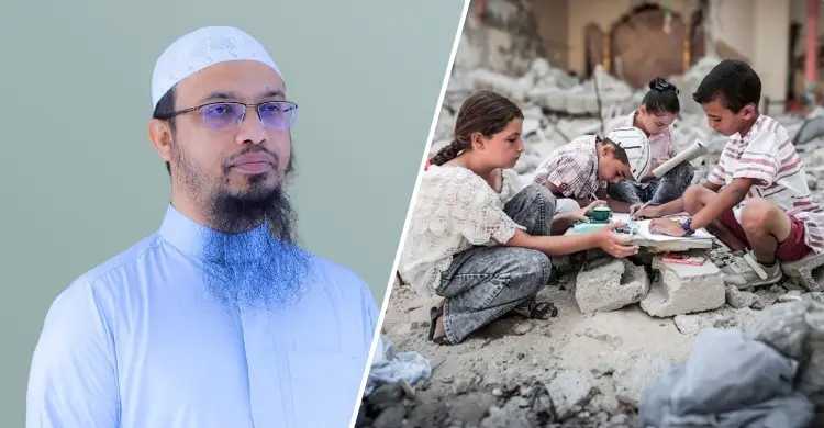 গাজায় সাহায্য পৌঁছাতে সরকারের উদ্যোগ চাইলেন শায়খ আহমাদুল্লাহ