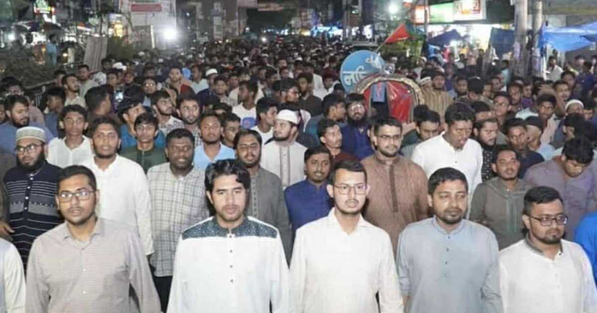 জাকসু নির্বাচনের ফল দ্রুত প্রকাশের দাবিতে রাজধানীতে শিবিরের বিক্ষোভ